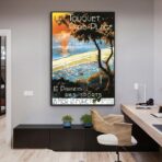 altes plakat le touquet paris plage
