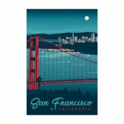 altes plakat san francisco