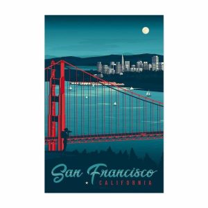 altes plakat san francisco