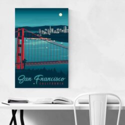 altes plakat san francisco