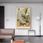 poster meerestiere ozean vintage