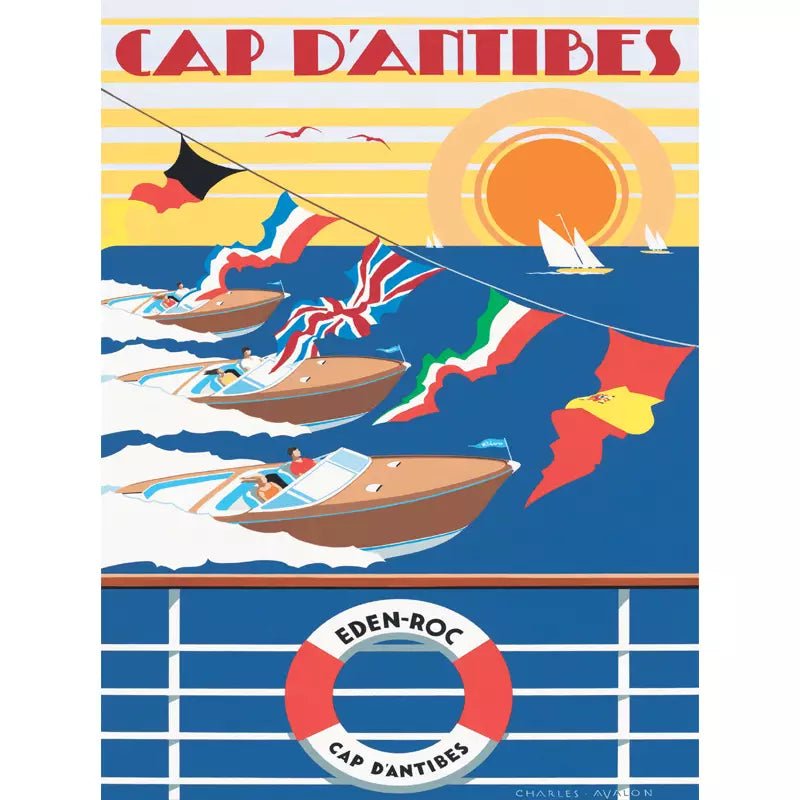 vintage antibes poster 1 vintage antibes poster 1