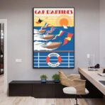 vintage antibes poster 1