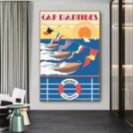 vintage antibes poster 1