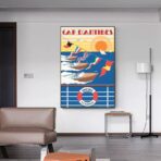 vintage antibes poster 1