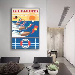 vintage antibes poster 1