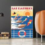 vintage antibes poster 1