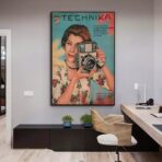 vintage kamera poster