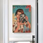 vintage kamera poster
