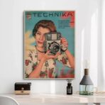 vintage kamera poster