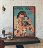vintage kamera poster