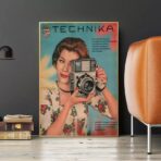 vintage kamera poster