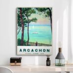 poster arcachon vintage 1