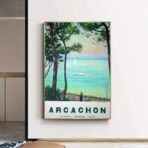 poster arcachon vintage 1