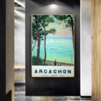 poster arcachon vintage 1