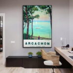 poster arcachon vintage 1