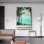 poster arcachon vintage 1
