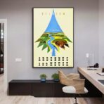 vintage ardennen poster