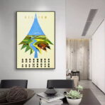 vintage ardennen poster