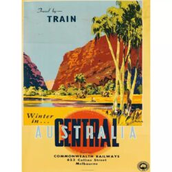 poster australien vintage