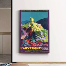 vintage auvergne poster 2
