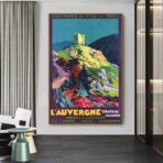 vintage auvergne poster 2