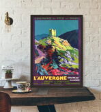 vintage auvergne poster 2