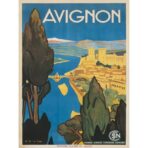 poster avignon vintage 1