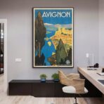 poster avignon vintage 1