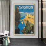 poster avignon vintage 1