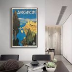 poster avignon vintage 1