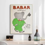 poster babar vintage 1