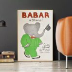 poster babar vintage 1