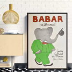 poster babar vintage 1