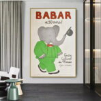 poster babar vintage 1