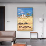 poster bagdad haifa vintage