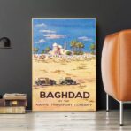 poster bagdad haifa vintage