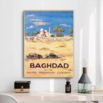 poster bagdad haifa vintage