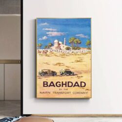 poster bagdad haifa vintage