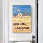 poster bagdad haifa vintage