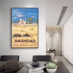 poster bagdad haifa vintage