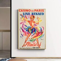 poster bar casino sexy vintage 1