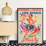poster bar casino sexy vintage 1
