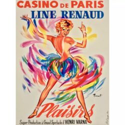 poster bar casino sexy vintage 1