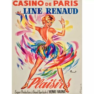poster bar casino sexy vintage 1