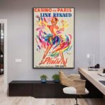 poster bar casino sexy vintage 1