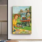 vintage barbecue poster 1