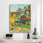 vintage barbecue poster 1