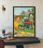 vintage barbecue poster 1