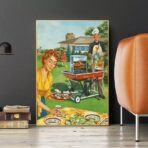 vintage barbecue poster 1